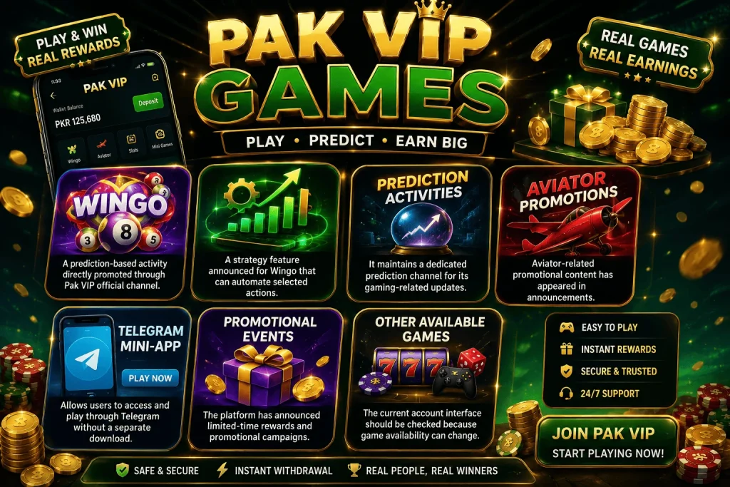 Pak VIP Game